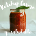 ketchup casero saludable