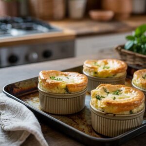 Receta de soufflé de hierbas