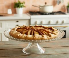 Galette de Cheesecake y Peras