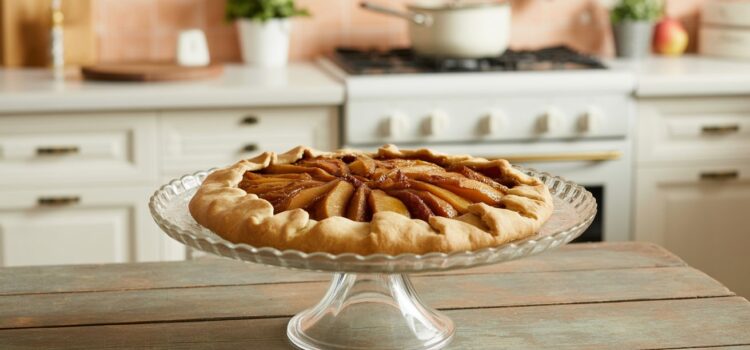 Galette de Cheesecake y Peras